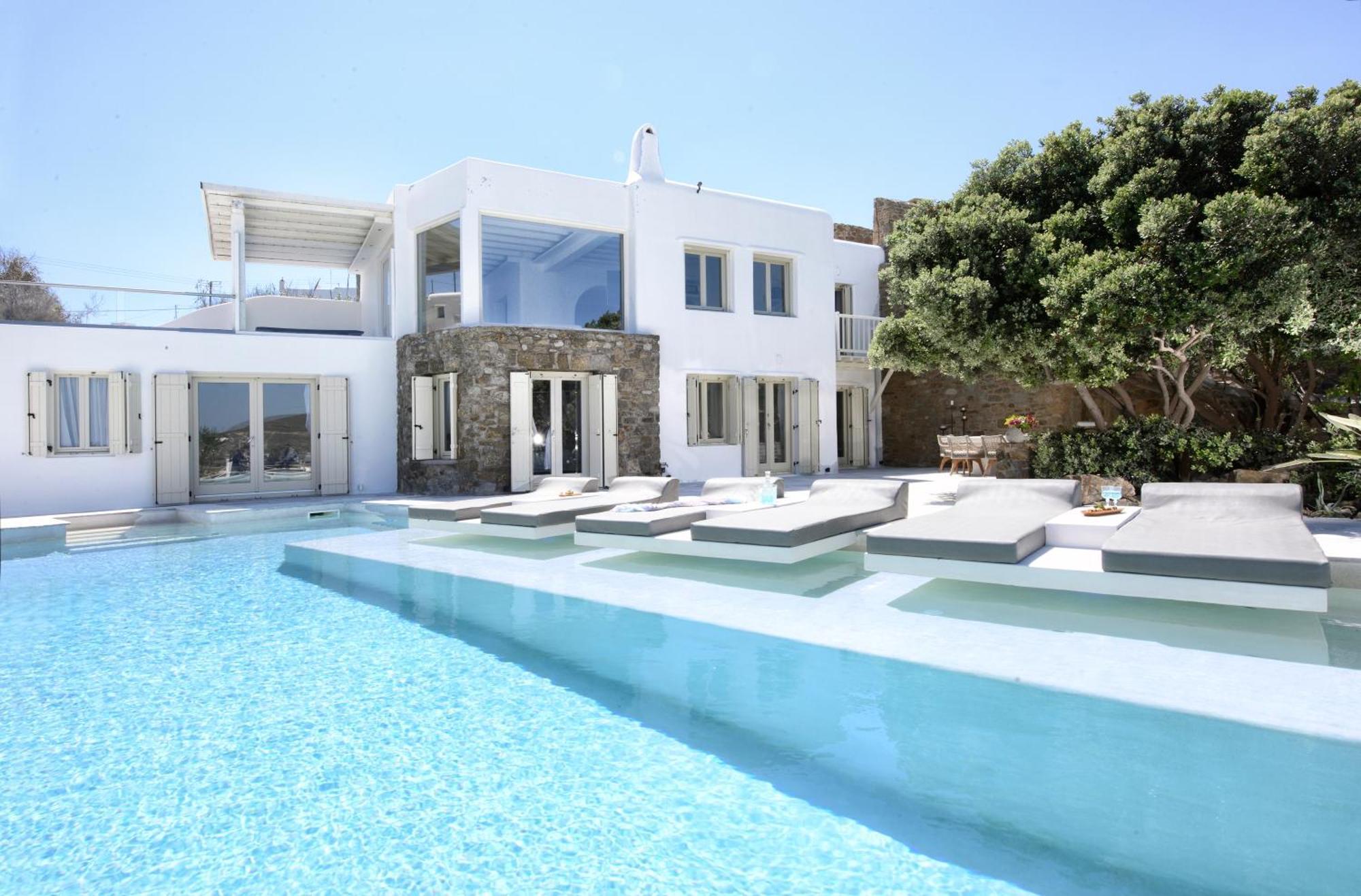 Mykonos Dream Villas Ftelia  Buitenkant foto